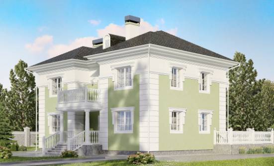 155-005-П Проект двухэтажного дома, бюджетный коттедж из газобетона Новороссийск | Проекты домов от House Expert