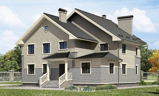 300-004-П Проект двухэтажного дома, современный дом из бризолита Новороссийск | Проекты домов от House Expert