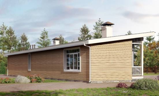 110-004-Л Проект бани из кирпича Новороссийск | Проекты домов от House Expert