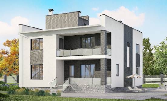 225-001-П Проект двухэтажного дома, простой дом из поризованных блоков Новороссийск | Проекты домов от House Expert