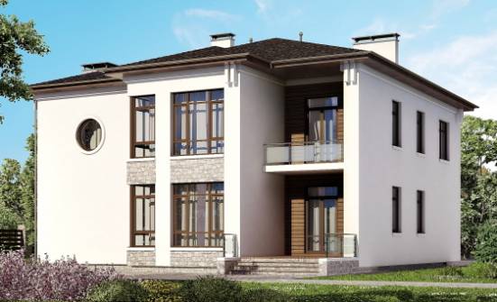 300-005-П Проект двухэтажного дома, уютный домик из кирпича Новороссийск | Проекты домов от House Expert