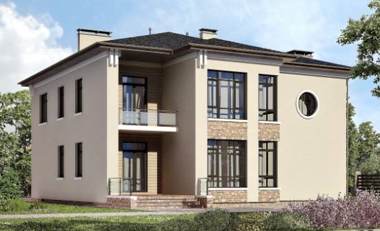 300-005-Л Проект двухэтажного дома, уютный домик из кирпича Новороссийск | Проекты домов от House Expert