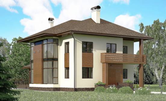 300-001-П Проект двухэтажного дома, огромный коттедж из кирпича Новороссийск | Проекты домов от House Expert