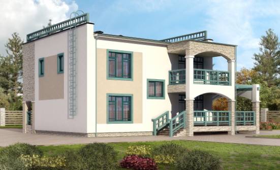 150-010-П Проект двухэтажного дома, бюджетный домик из кирпича Новороссийск | Проекты домов от House Expert