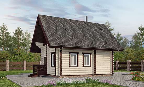 035-001-Л Проект бани из дерева Новороссийск | Проекты домов от House Expert