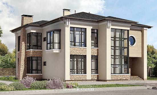 300-005-Л Проект двухэтажного дома, просторный домик из кирпича, Новороссийск