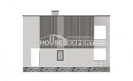 150-017-П Проект двухэтажного дома, простой коттедж из пеноблока, Новороссийск